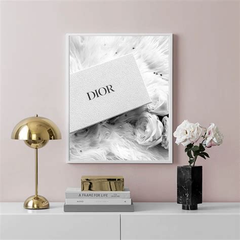 dior wall art black and white|dior wall art for sale.